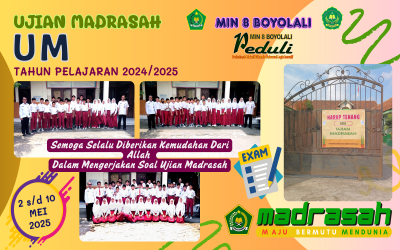 SISWA KELAS 6 MIN 8 BOYOLALI SIAP HADAPI UM 2025