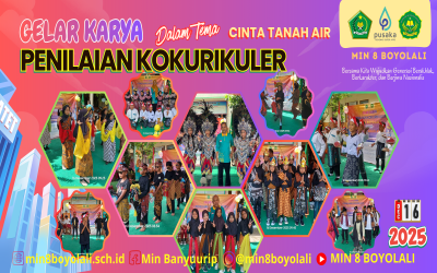 Gelar Karya Penilaian Kokurikuler Siswa MIN 8 Boyolali
